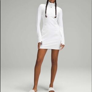 Rare NWT Lululemon Define Long-Sleeve Dress *Luon White size 8